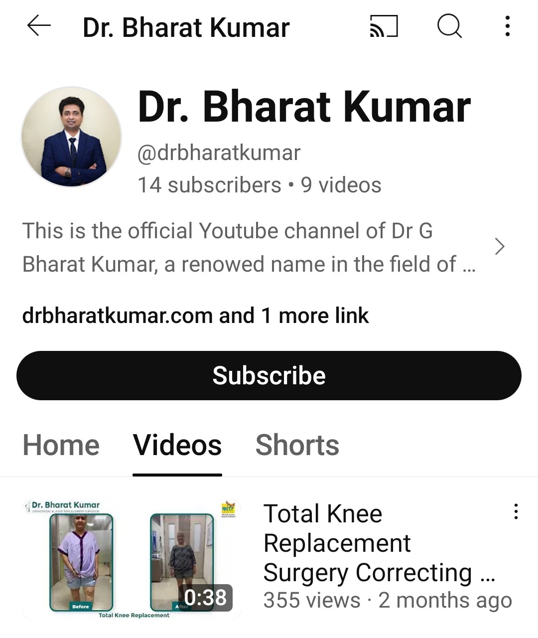 Dr. Bharat Kumar You-Tube